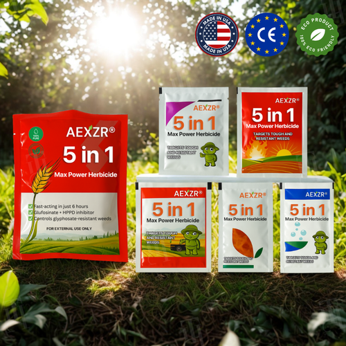 AEXZR® 5 in 1 Max Power Herbicide (𝟟𝟘% 𝕆𝔽𝔽 𝗘𝗡𝗗𝗦 𝗜𝗡 𝟭𝟬 𝗠𝗜𝗡𝗨𝗧𝗘𝗦)