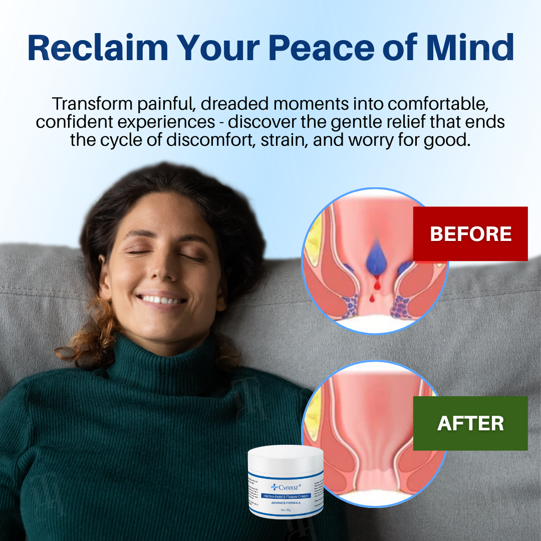 Cvreoz® Hemorrhoid & Fissure Cream (𝟟𝟘% 𝕆𝔽𝔽 𝗘𝗡𝗗𝗦 𝗜𝗡 𝟭𝟬 𝗠𝗜𝗡𝗨𝗧𝗘𝗦)