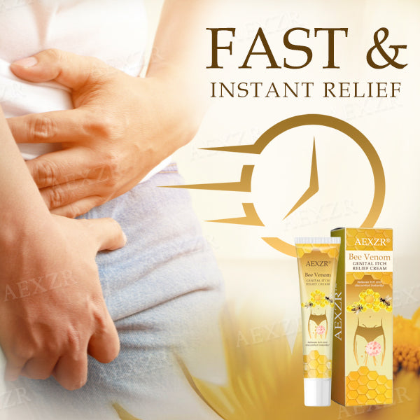 AEXZR® Bee Venom Genital Itch Relief Cream (𝟟𝟘% 𝕆𝔽𝔽 𝗘𝗡𝗗𝗦 𝗜𝗡 𝟭𝟬 𝗠𝗜𝗡𝗨𝗧𝗘𝗦)