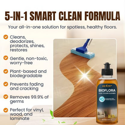 AEXZR® BioFlora 5-in-1 Floor Cleaner (𝟟𝟘% 𝕆𝔽𝔽 𝗘𝗡𝗗𝗦 𝗜𝗡 𝟭𝟬 𝗠𝗜𝗡𝗨𝗧𝗘𝗦)