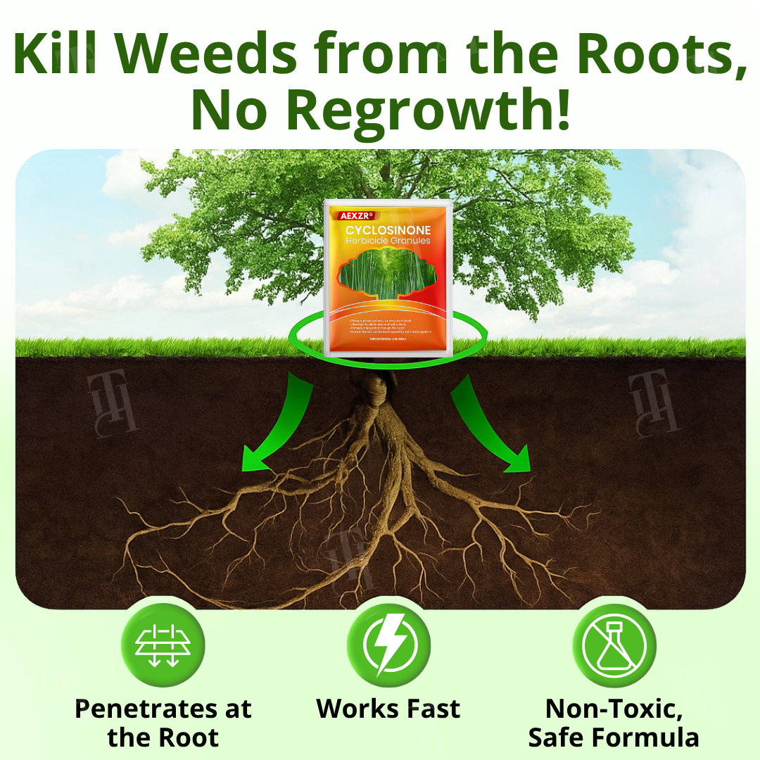AEXZR® Cyclosinone Herbicide Granules (𝟟𝟘% 𝕆𝔽𝔽 𝗘𝗡𝗗𝗦 𝗜𝗡 𝟭𝟬 𝗠𝗜𝗡𝗨𝗧𝗘𝗦)