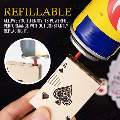 AEXZR® Poker Ace Windproof Lighter (𝟟𝟘% 𝕆𝔽𝔽 𝗘𝗡𝗗𝗦 𝗜𝗡 𝟭𝟬 𝗠𝗜𝗡𝗨𝗧𝗘𝗦)