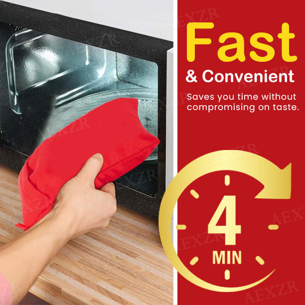 Kitzlux™ Microwave Cooking Bag (𝟟𝟘% 𝕆𝔽𝔽 𝗘𝗡𝗗𝗦 𝗜𝗡 𝟭𝟬 𝗠𝗜𝗡𝗨𝗧𝗘𝗦)