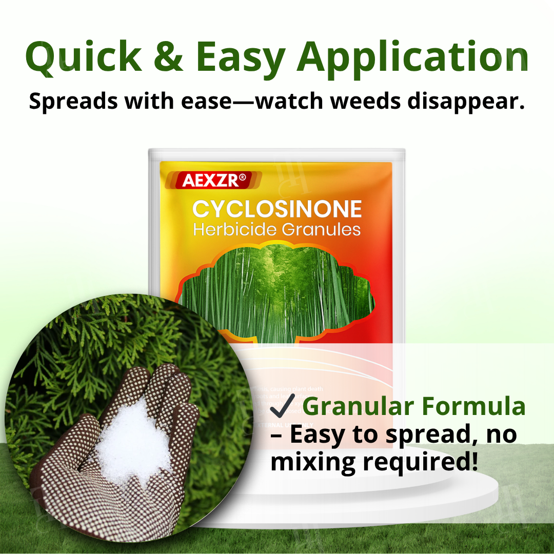 AEXZR® Cyclosinone Herbicide Granules (𝟟𝟘% 𝕆𝔽𝔽 𝗘𝗡𝗗𝗦 𝗜𝗡 𝟭𝟬 𝗠𝗜𝗡𝗨𝗧𝗘𝗦)