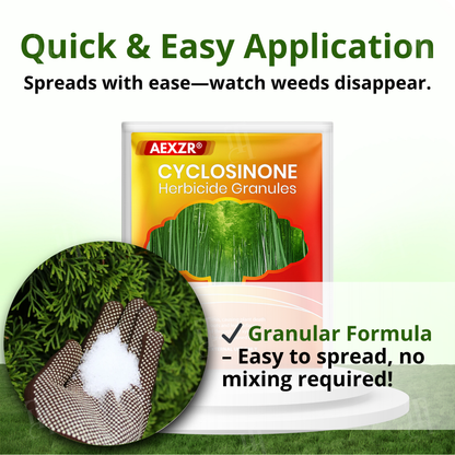 AEXZR® Cyclosinone Herbicide Granules (𝟟𝟘% 𝕆𝔽𝔽 𝗘𝗡𝗗𝗦 𝗜𝗡 𝟭𝟬 𝗠𝗜𝗡𝗨𝗧𝗘𝗦)