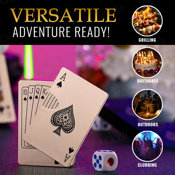 AEXZR® Poker Ace Windproof Lighter (𝟟𝟘% 𝕆𝔽𝔽 𝗘𝗡𝗗𝗦 𝗜𝗡 𝟭𝟬 𝗠𝗜𝗡𝗨𝗧𝗘𝗦)