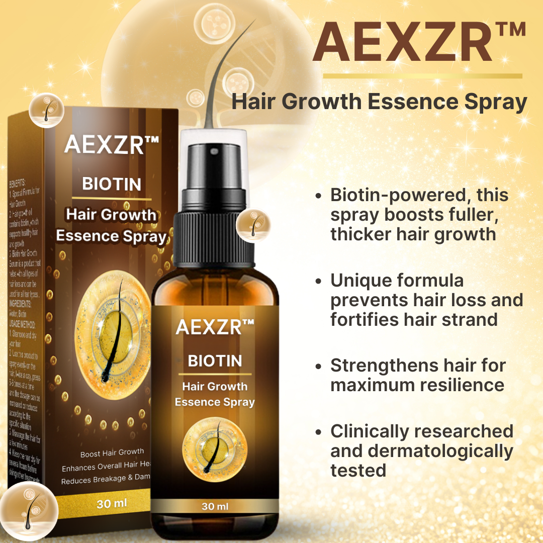 AEXZR™ Biotin Hair Growth Essence Spray (SALE ENDS IN 10 MINUTES)