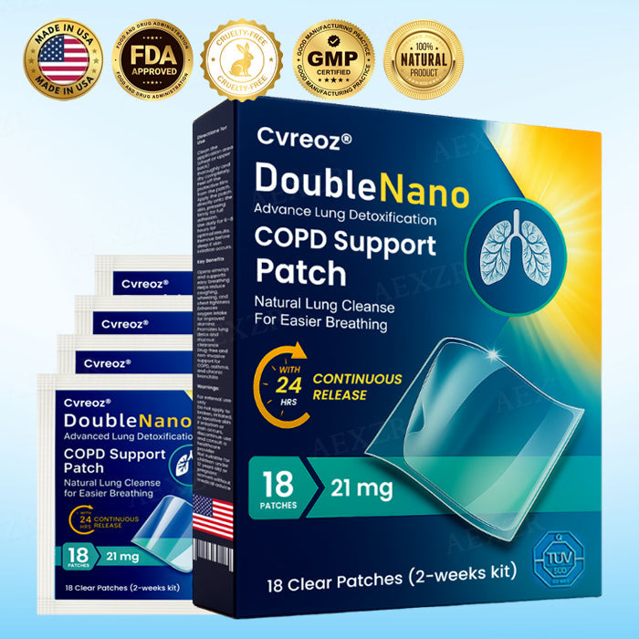 Cvreoz® DoubleNano COPD Support Patch (𝟟𝟘% 𝕆𝔽𝔽 𝗘𝗡𝗗𝗦 𝗜𝗡 𝟭𝟬 𝗠𝗜𝗡𝗨𝗧𝗘𝗦)