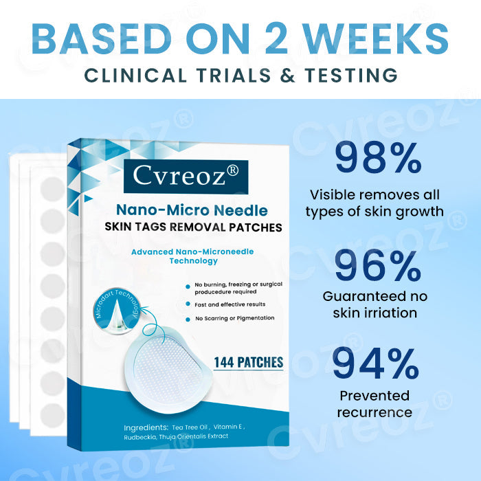 Cvreoz® Nano-Micro Needle Skin Tags Removal Patches (𝟟𝟘% 𝕆𝔽𝔽 𝗘𝗡𝗗𝗦 𝗜𝗡 𝟭𝟬 𝗠𝗜𝗡𝗨𝗧𝗘𝗦)
