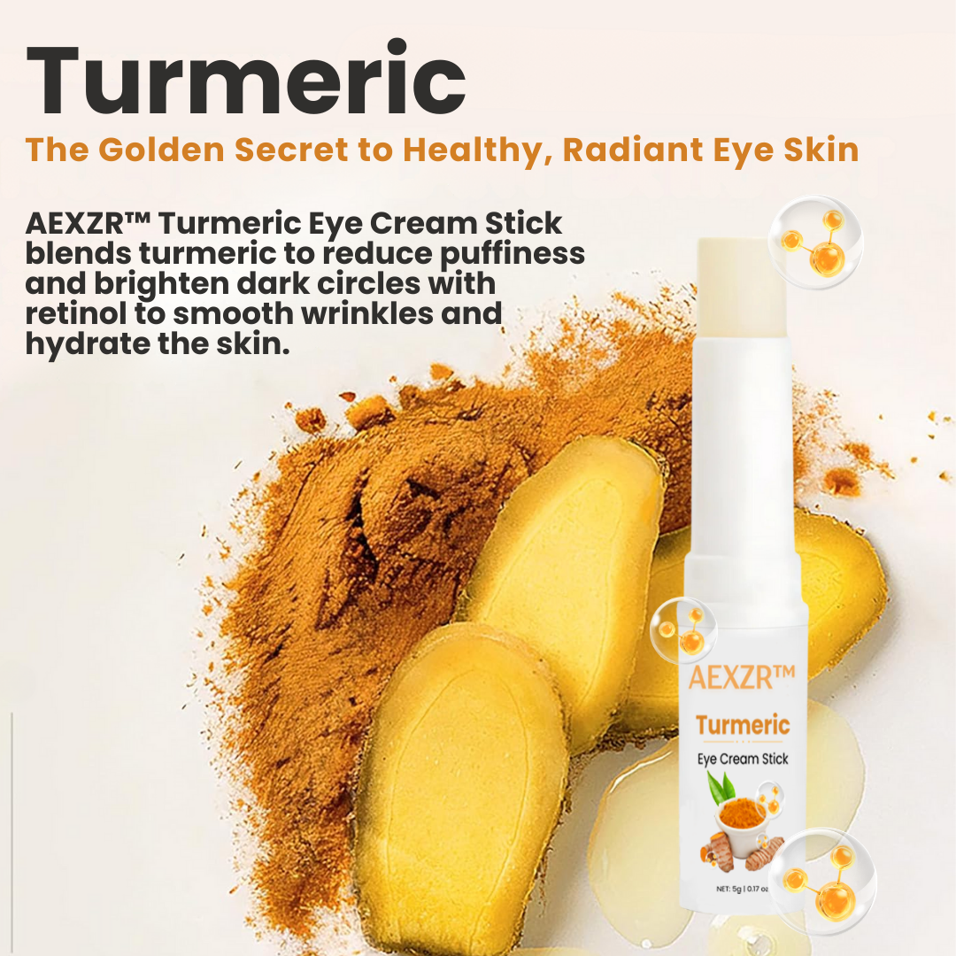 AEXZR™ Turmeric Eye Cream Stick (𝟟𝟘% 𝕆𝔽𝔽 𝗘𝗡𝗗𝗦 𝗜𝗡 𝟭𝟬 𝗠𝗜𝗡𝗨𝗧𝗘𝗦)