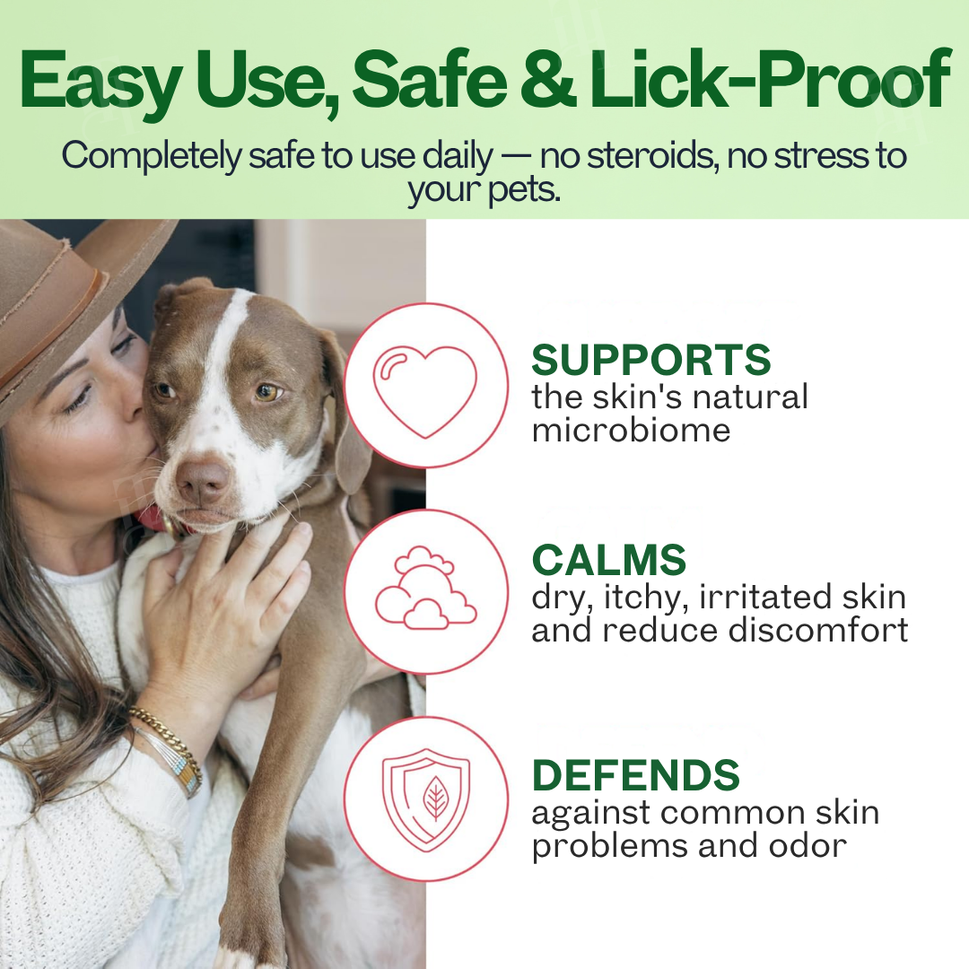 Lotmay® 3 in 1 PhytoBarrier Pet Skin and Coat Care Spray (𝟟𝟘% 𝕆𝔽𝔽 𝗘𝗡𝗗𝗦 𝗜𝗡 𝟭𝟬 𝗠𝗜𝗡𝗨𝗧𝗘𝗦)