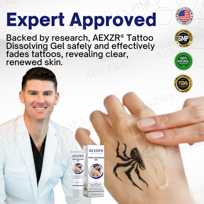 AEXZR® Tattoo Dissolving Gel (𝟟𝟘% 𝕆𝔽𝔽 𝗘𝗡𝗗𝗦 𝗜𝗡 𝟭𝟬 𝗠𝗜𝗡𝗨𝗧𝗘𝗦)