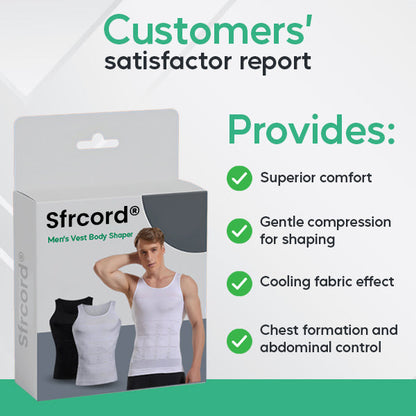 Sfrcord® Men’s Vest Body Shaper (𝟟𝟘% 𝕆𝔽𝔽 𝗘𝗡𝗗𝗦 𝗜𝗡 𝟭𝟬 𝗠𝗜𝗡𝗨𝗧𝗘𝗦)