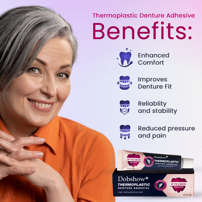 LAST 44 PCS LEFT!! Dobshow® Thermoplastic Denture Adhesive