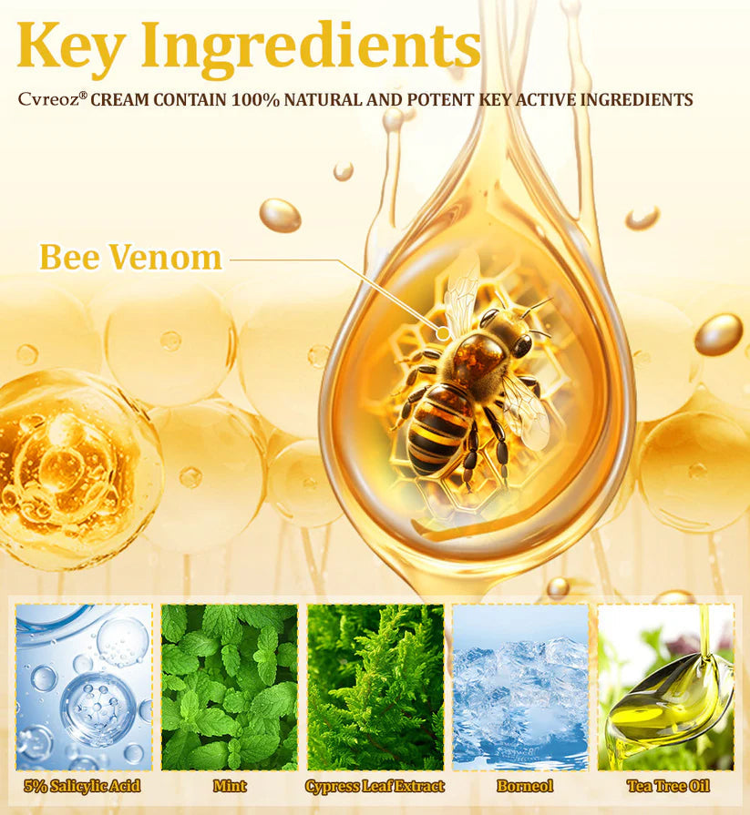 Cvreoz® Bee Venom Skin Treatment Cream