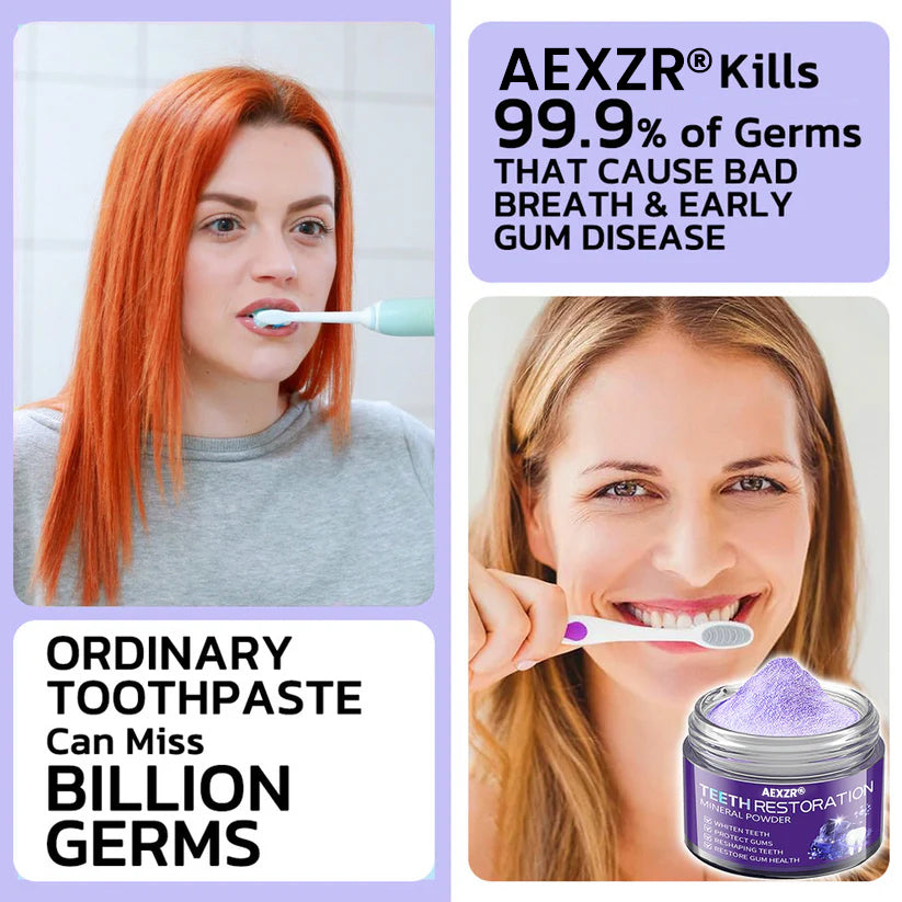 AEXZR® Teeth Restoration Mineral Powder (𝟟𝟘% 𝕆𝔽𝔽 𝗘𝗡𝗗𝗦 𝗜𝗡 𝟭𝟬 𝗠𝗜𝗡𝗨𝗧𝗘𝗦)