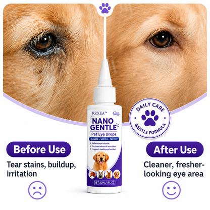 RZXEA™ Nano Gentle Pet Eye Drops (𝟟𝟘% 𝕆𝔽𝔽 𝗘𝗡𝗗𝗦 𝗜𝗡 𝟭𝟬 𝗠𝗜𝗡𝗨𝗧𝗘𝗦)
