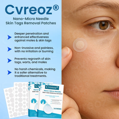 Cvreoz® Nano-Micro Needle Skin Tags Removal Patches (𝟟𝟘% 𝕆𝔽𝔽 𝗘𝗡𝗗𝗦 𝗜𝗡 𝟭𝟬 𝗠𝗜𝗡𝗨𝗧𝗘𝗦)
