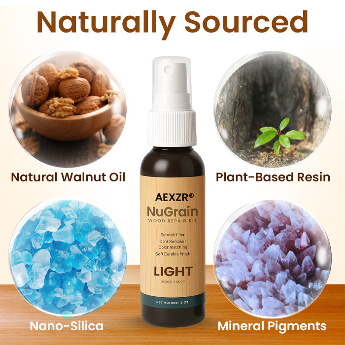 AEXZR® NuGrain Wood Repair Kit (𝟟𝟘% 𝕆𝔽𝔽 𝗘𝗡𝗗𝗦 𝗜𝗡 𝟭𝟬 𝗠𝗜𝗡𝗨𝗧𝗘𝗦)