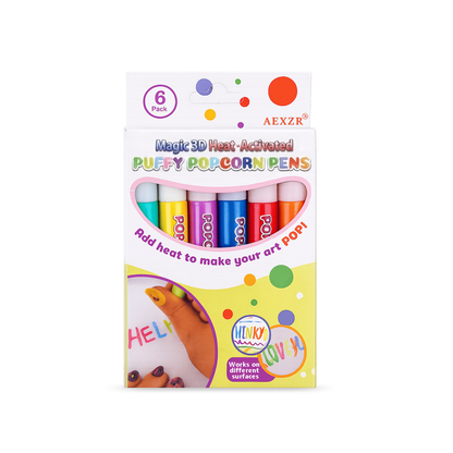 LAST 33 PCS LEFT!!! AEXZR® Magic 3D Heat-Activated Puffy Popcorn Pens