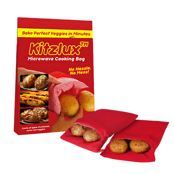 Kitzlux™ Microwave Cooking Bag (𝟟𝟘% 𝕆𝔽𝔽 𝗘𝗡𝗗𝗦 𝗜𝗡 𝟭𝟬 𝗠𝗜𝗡𝗨𝗧𝗘𝗦)