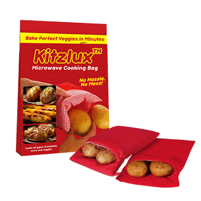 Kitzlux™ Microwave Cooking Bag (𝟟𝟘% 𝕆𝔽𝔽 𝗘𝗡𝗗𝗦 𝗜𝗡 𝟭𝟬 𝗠𝗜𝗡𝗨𝗧𝗘𝗦)