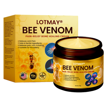 LOTMAY® Bee Venom Pain-Relief Bone Healing Cream (𝟟𝟘% 𝕆𝔽𝔽 𝗘𝗡𝗗𝗦 𝗜𝗡 𝟭𝟬 𝗠𝗜𝗡𝗨𝗧𝗘𝗦)