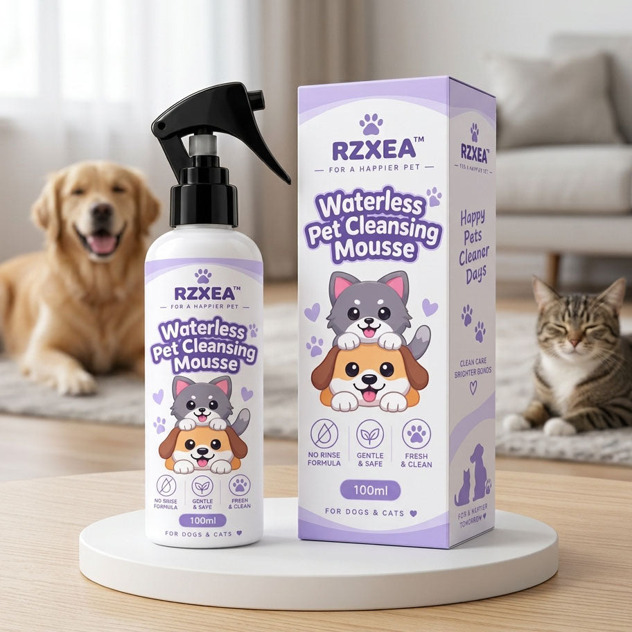RZXEA™ Waterless Pet Cleansing Mousse (𝟟𝟘% 𝕆𝔽𝔽 𝗘𝗡𝗗𝗦 𝗜𝗡 𝟭𝟬 𝗠𝗜𝗡𝗨𝗧𝗘𝗦)