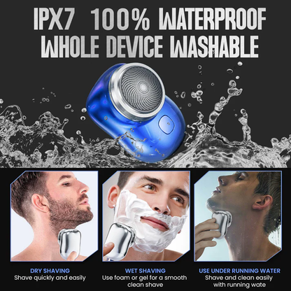 AEXZR® Mini-Shave Portable Electric Shaver (𝟟𝟘% 𝕆𝔽𝔽 𝗘𝗡𝗗𝗦 𝗜𝗡 𝟭𝟬 𝗠𝗜𝗡𝗨𝗧𝗘𝗦)