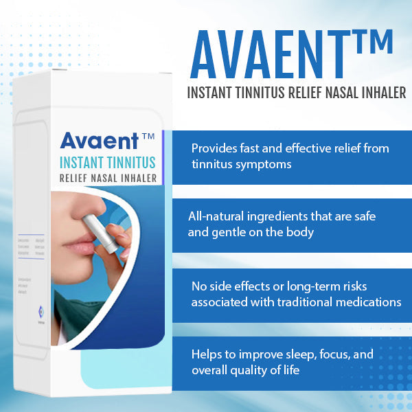 Avaent™ Instant Tinnitus Relief Nasal Inhaler