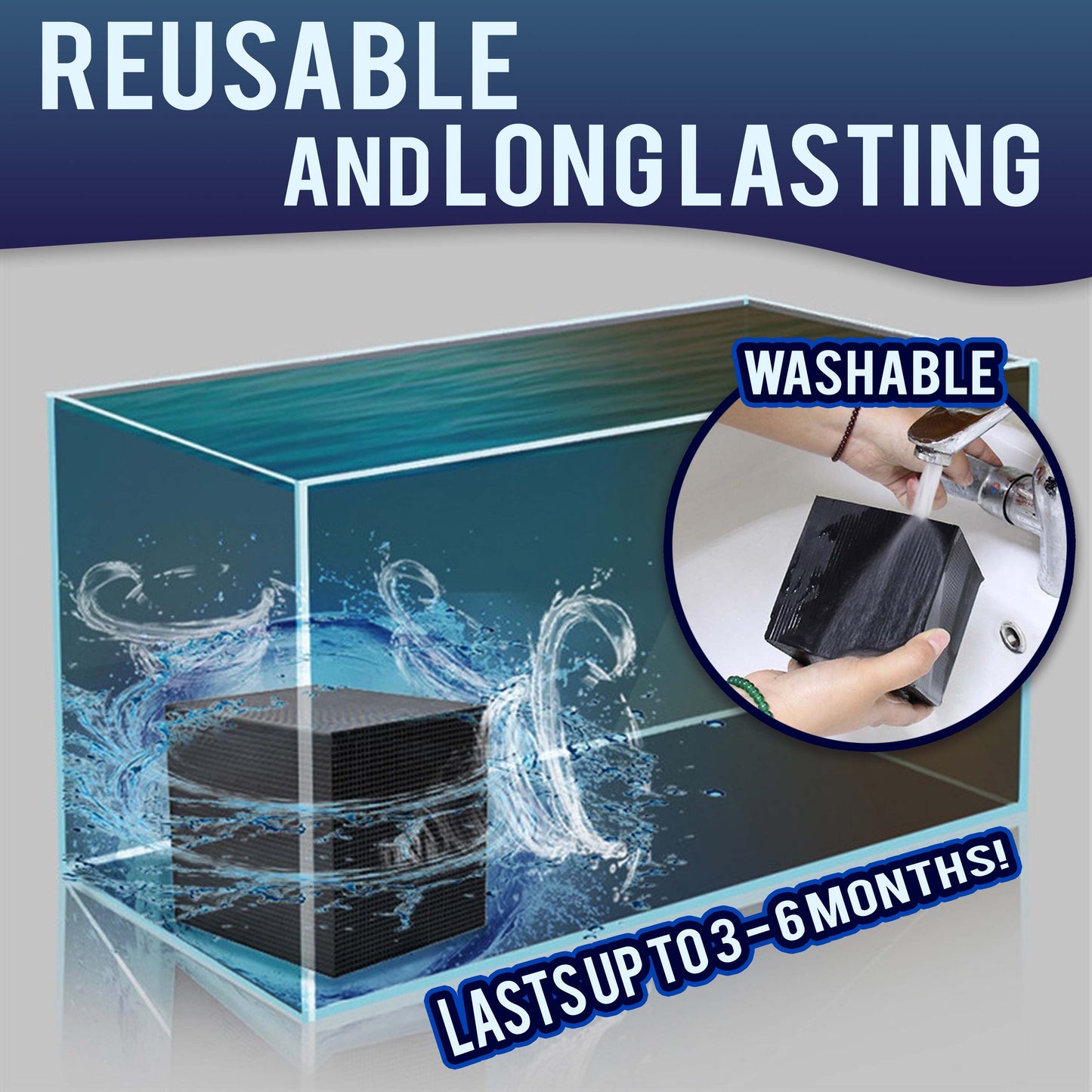 Eco-Aquarium Water Purifier Cube