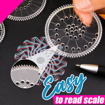 Spirograph Geometric Ruler Set